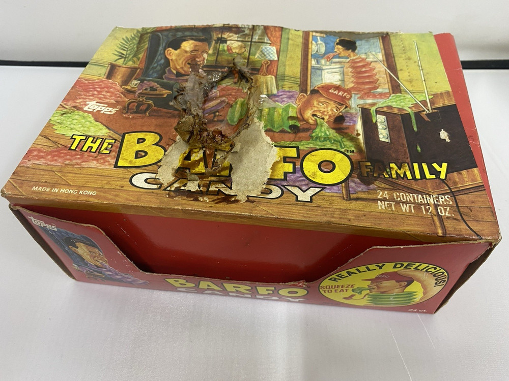 1989 Topps BARFO CANDY in ORIGINAL BOX