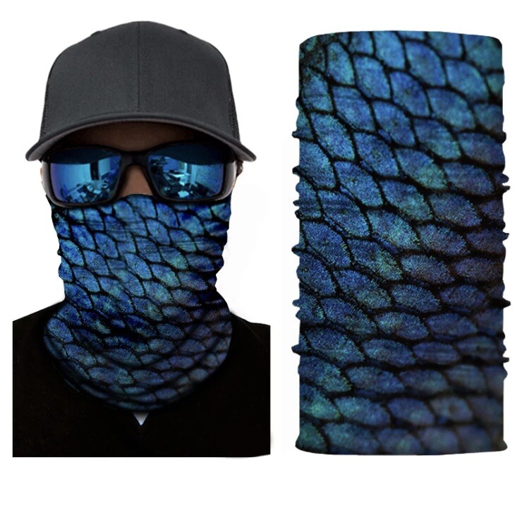 Microfiber Custom neck gaiter with filter