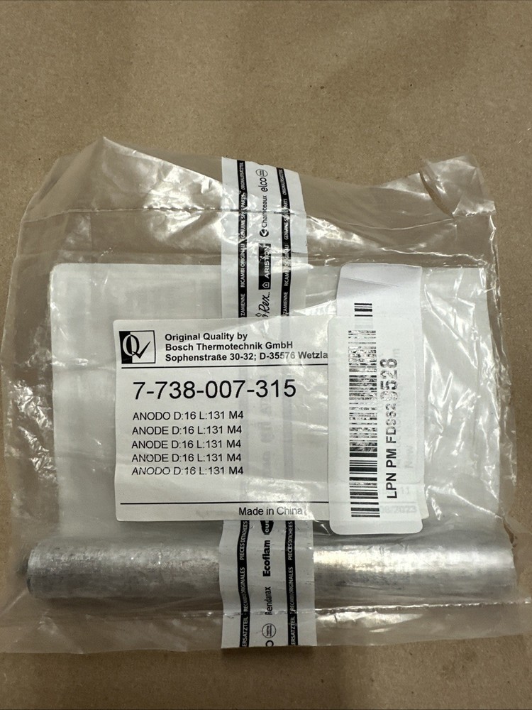 Bosch Ariston Anode Rod for 7-738-007-315