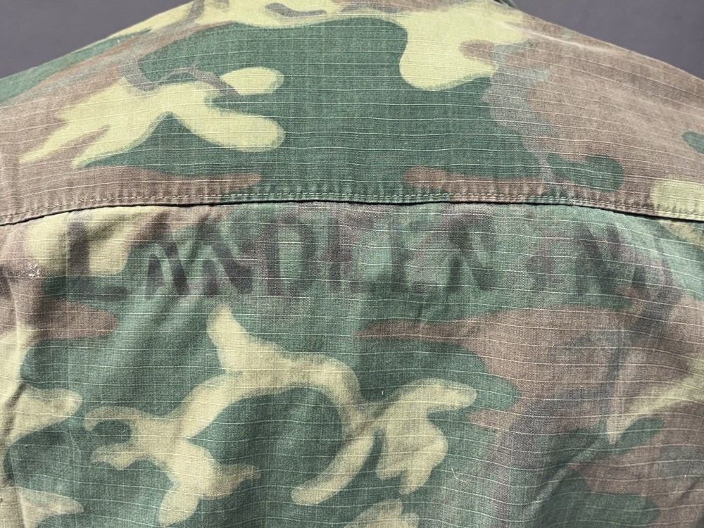 Named USMC ERDL Uniform 1969 Dated Vietnam War Original Small-Regular