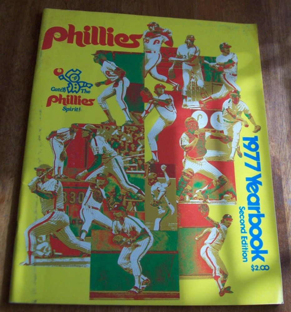 1977 Phillies Official Yearbook Second Edition