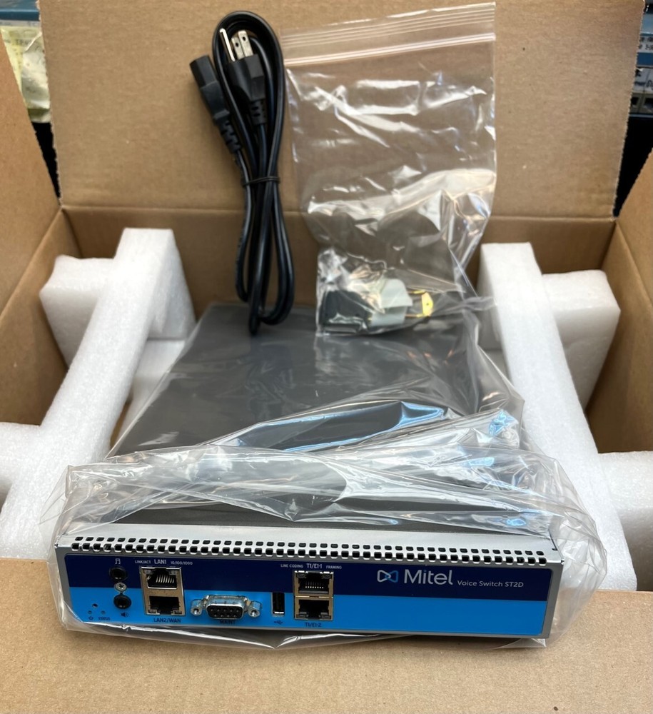 MITEL SHORETEL ST2D 10586 VOICE SWITCH FULLY TESTED  EXCELLENT + BRACKETS