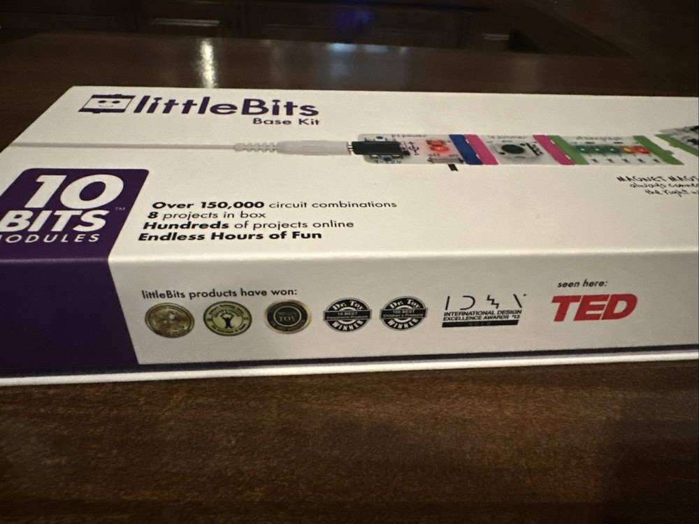 LittleBits Base Kit 10 Modules Learn Circuits In Seconds Build Projects Bits TED
