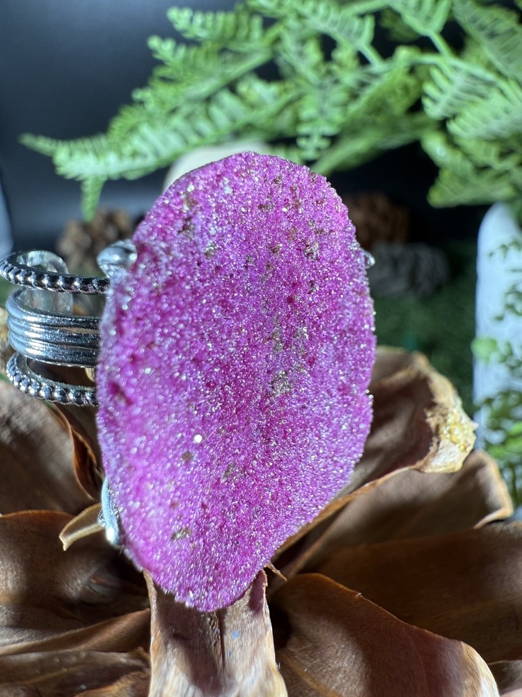 Ruby Ring Jewelry, Unique handmade crystal ring，Adjustable Ring