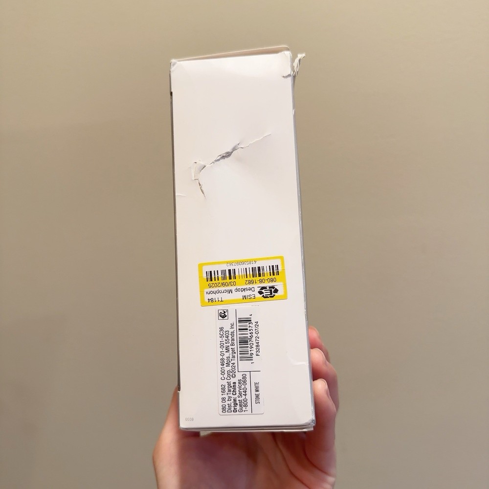 heyday Desktop Microphone - Stone White Open Box