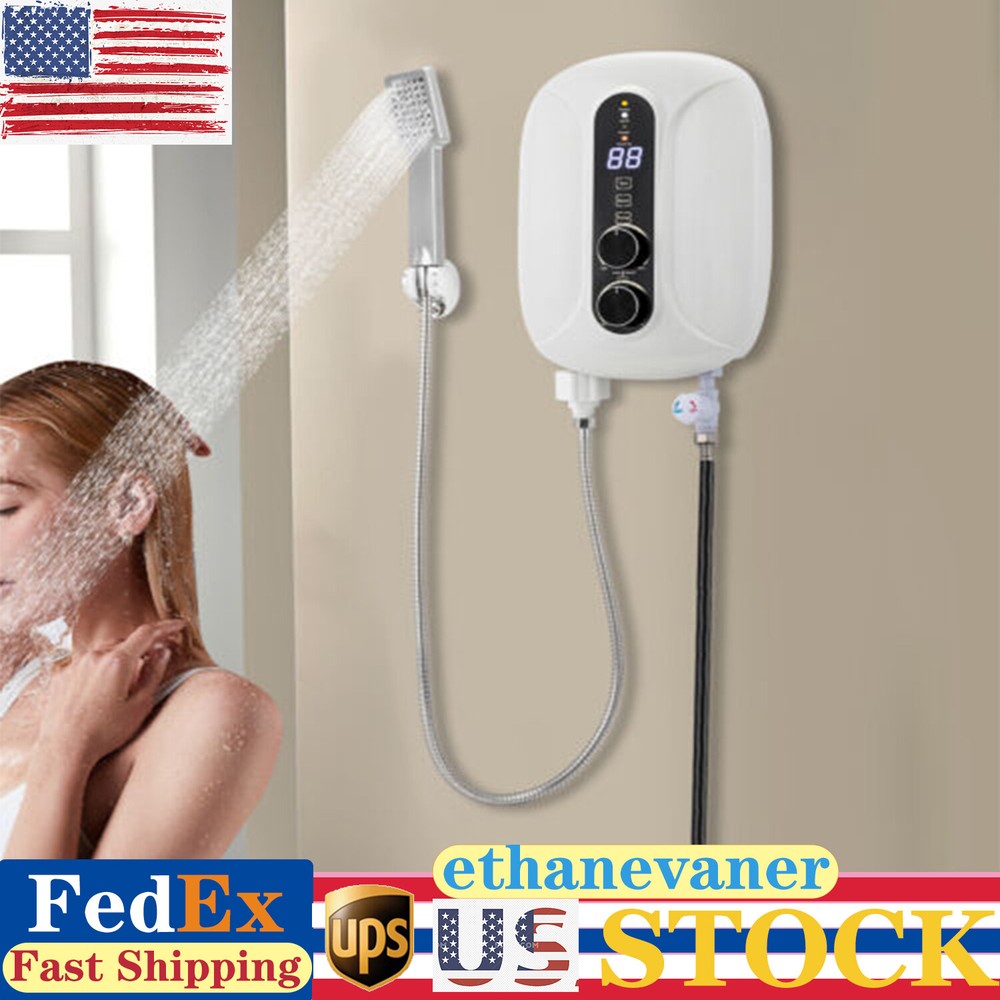 220V 5500W Electric Water Heater Instant Hot Water Heater Tankless Water Heater