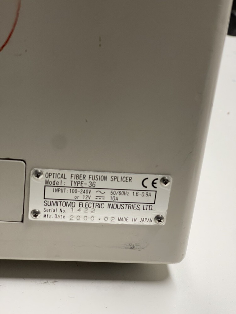 Sumitomo Electric Optical Fiber Splicing Model Type-36