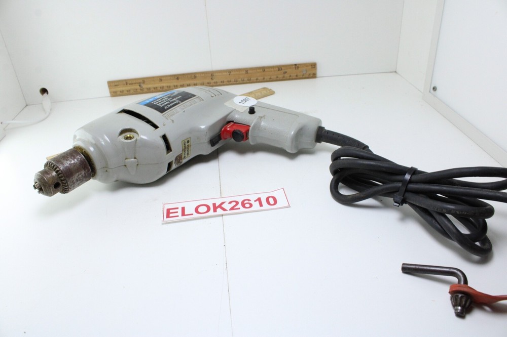 JC Penney 4920E 3/8" USA Single Speed Drill  Tested