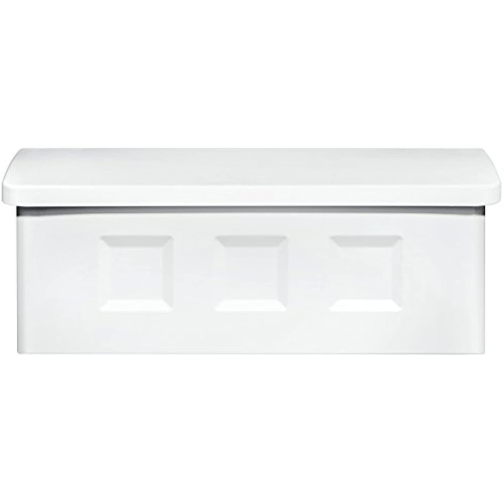 Architectural Mailboxes 2689W-10 Wayland Wallmount Mailbox, Small, White