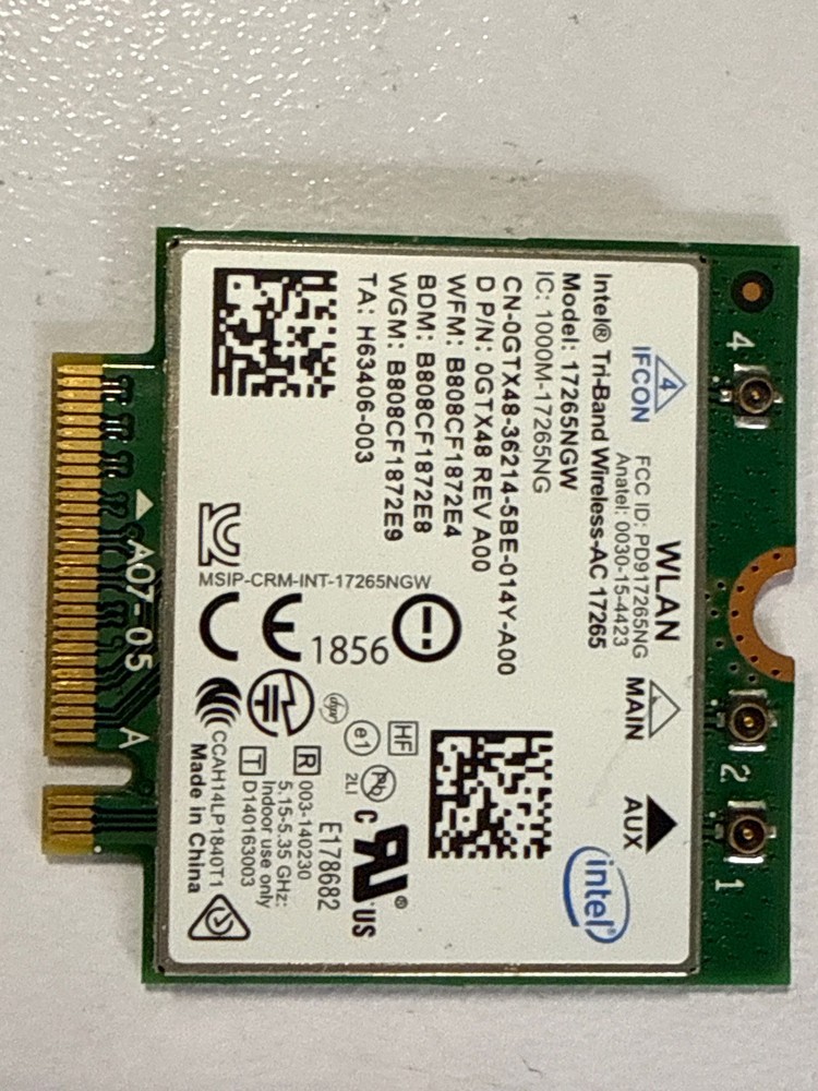 Intel 17265NGW