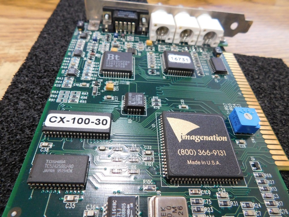 Imagenation Model CX-100-30 Frame Grabber Video Board