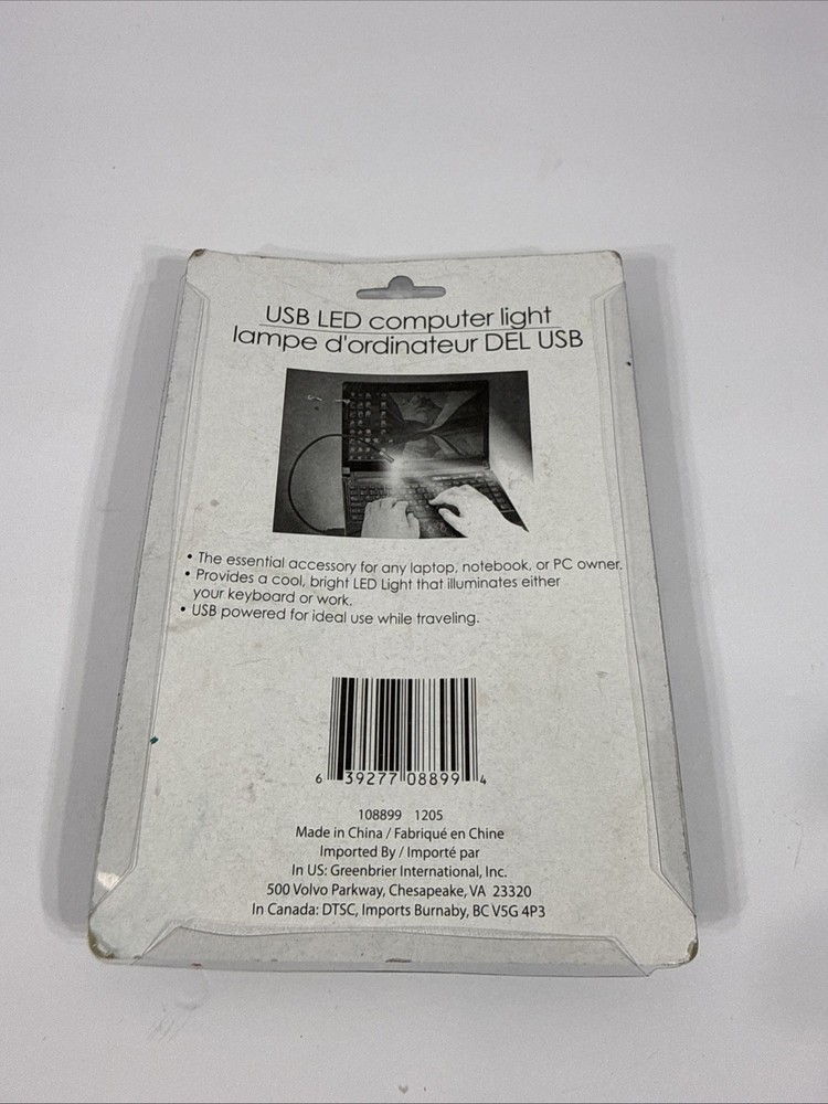 Flexible USB LED Reading Light Lamp For Computer Laptop Notebook