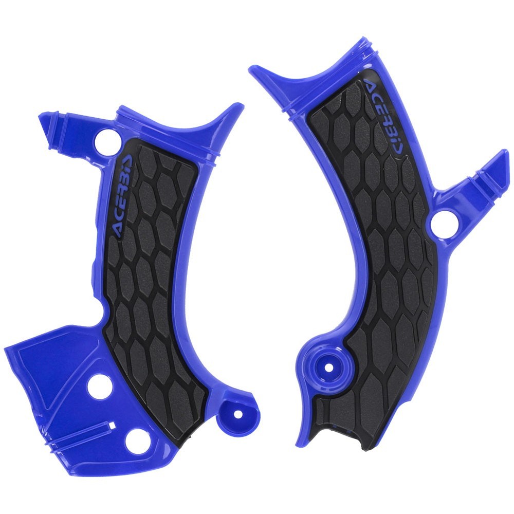 Acerbis 2985901034 X-Grip Frame Guards Blue/Black