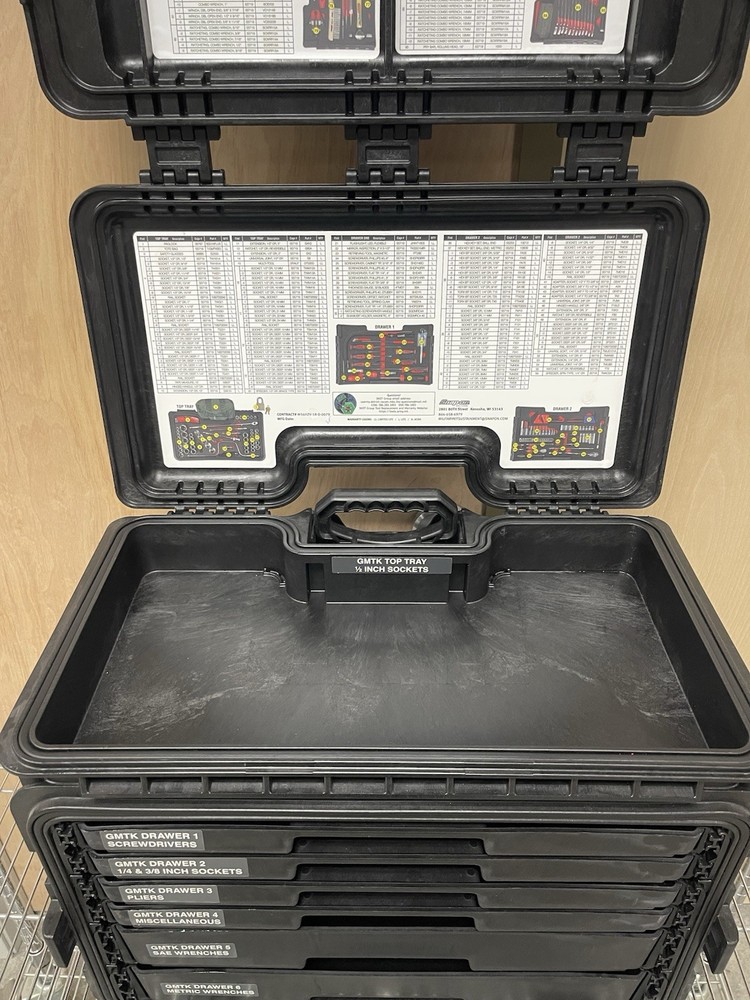 Snap-on Tools GMTK 6 Drawer All-Weather Rolling Tool Box Empty Case Only!
