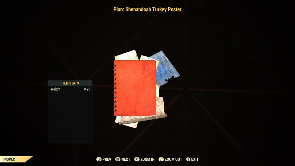 (Xbox) Shenandoah Turkey Poster Plan