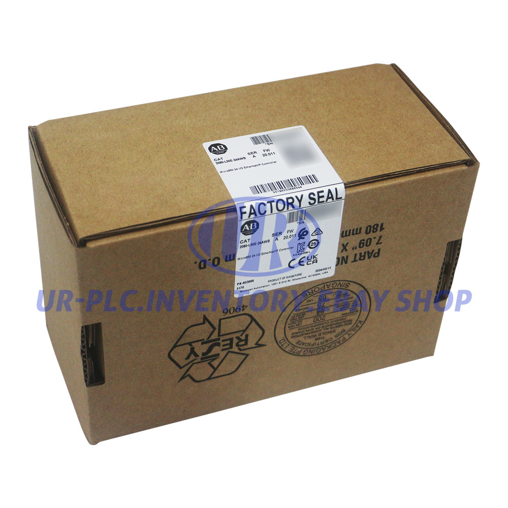 New Allen-Bradley 2080-L50E-24AWB Micro850 24 I/O EtherNet/IP Controller