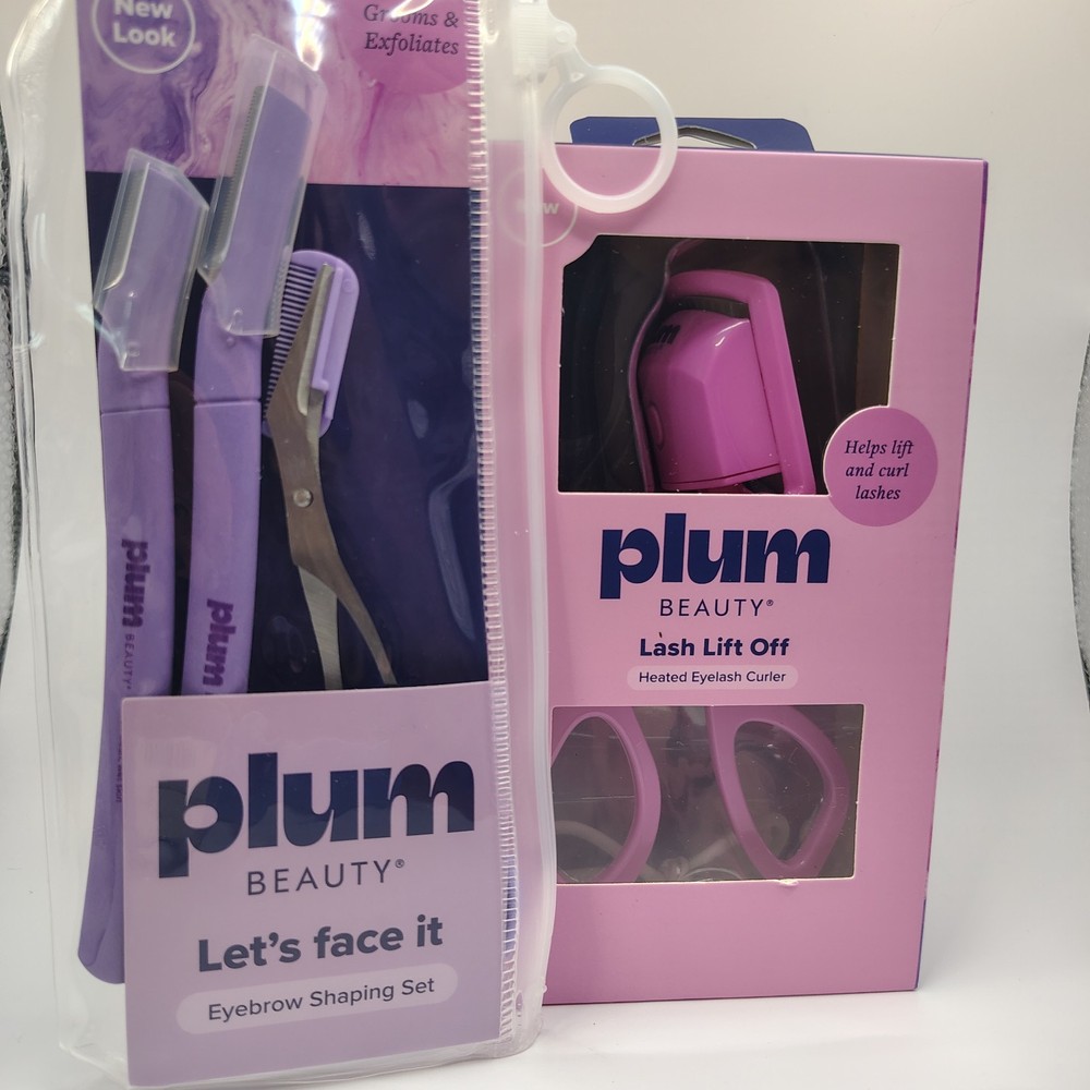 Plum Eyelashes & Eyebrows Set