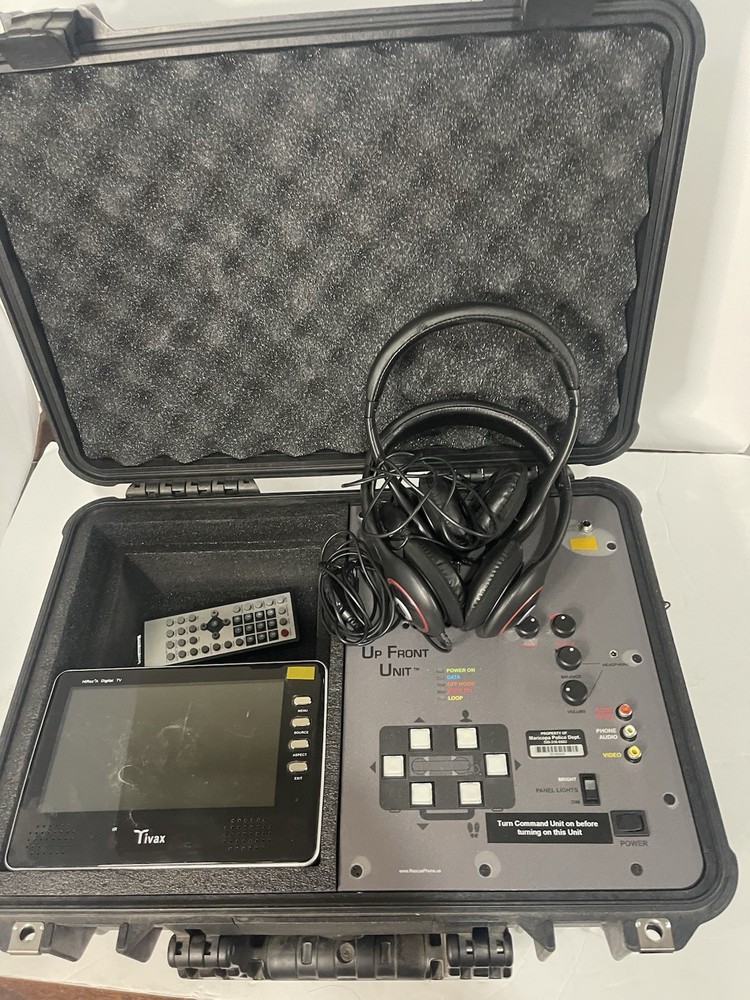 Rescue Phone Video System Command Unit CRISIS RESPONSE Up Front Unit