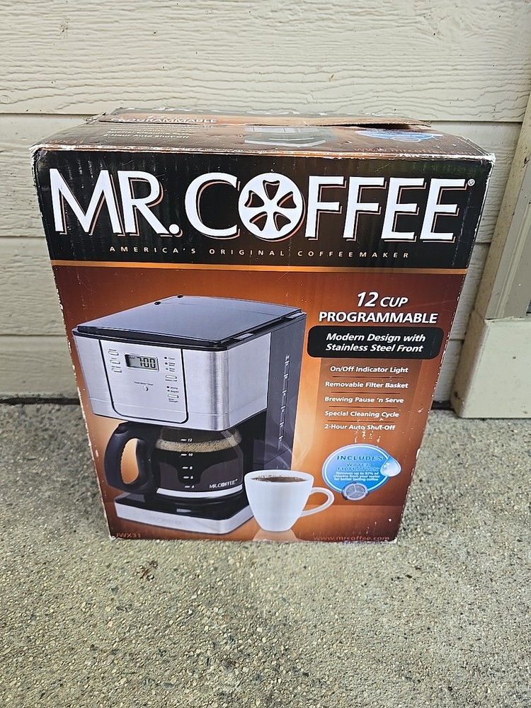 2010 MR. COFFEE 12 Cup Programmable Maker. JWX31 Open Box