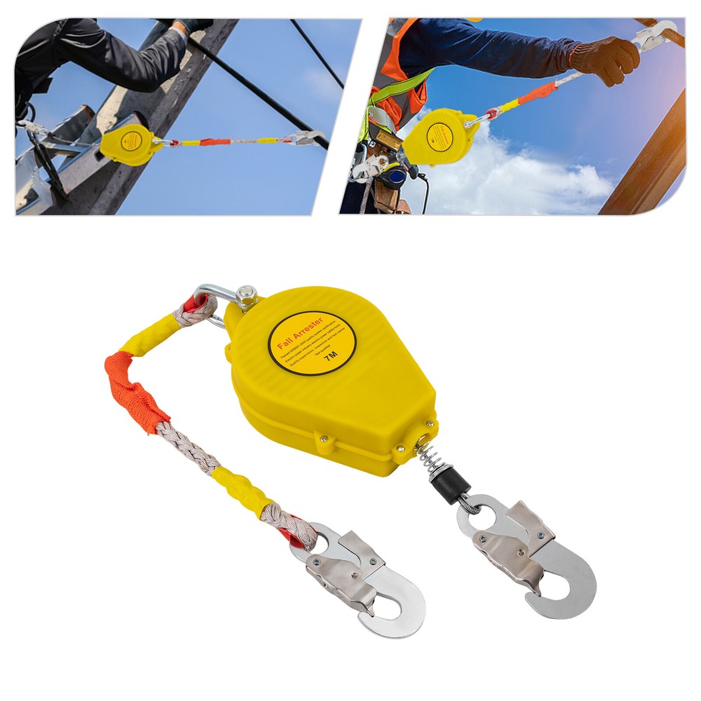 Self Retracting Lifeline 23 ft Fall Arrester Fall Protection Fall Arrestor Tool