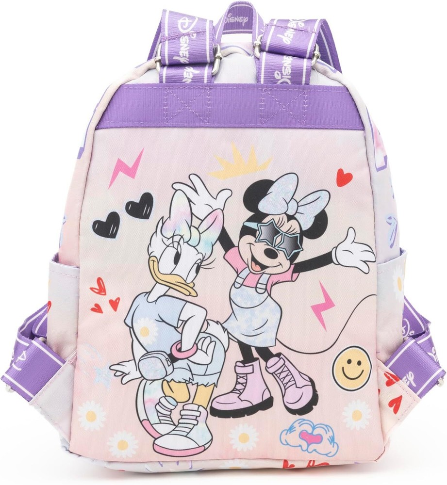 Daisy Duck 13"" Nylon Daypack, Purple