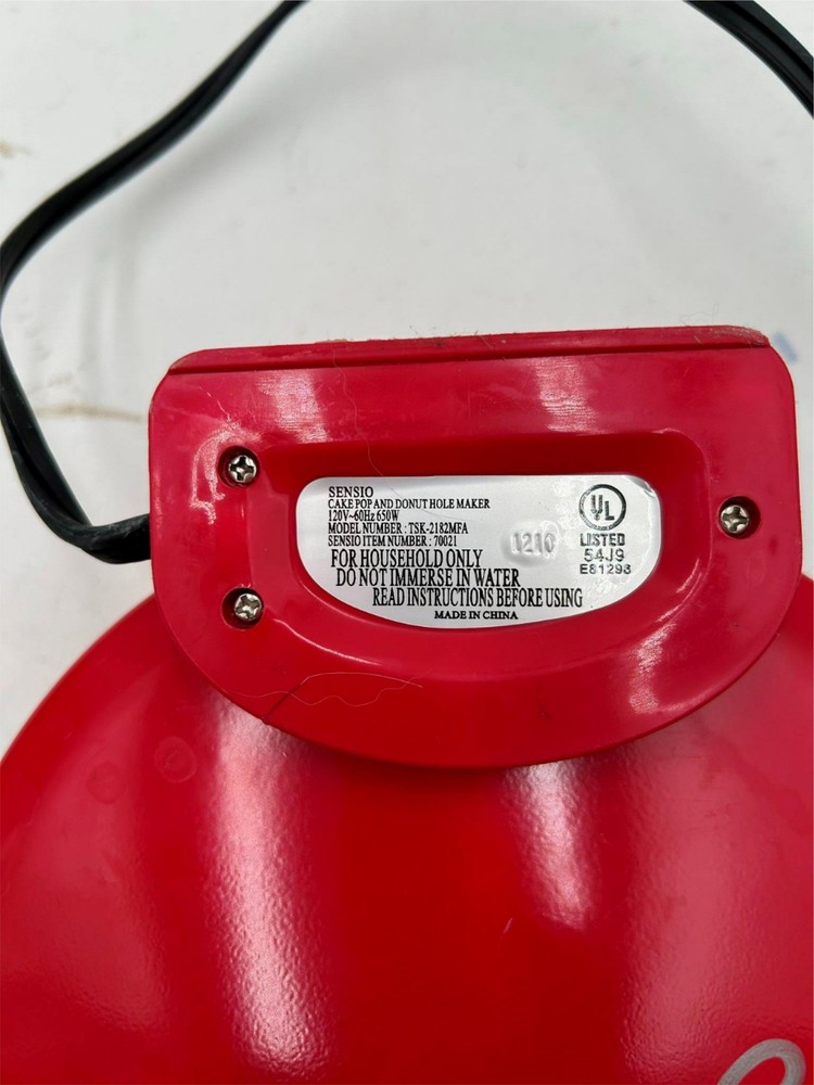 SENSIO --CAKE POP & DONUT HOLE MAKER---TSK2182MFA