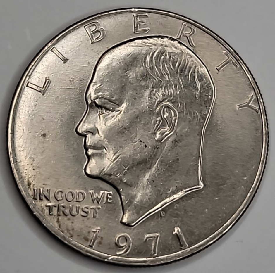 1971 P EISENHOWER - IKE - DOLLAR CIRCULATED CN-CLAD