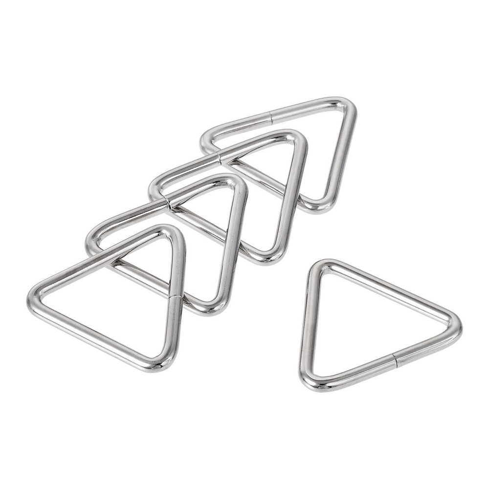 Metal Triangle Ring Buckle 1.5" (38mm) Inner Width 10pcs
