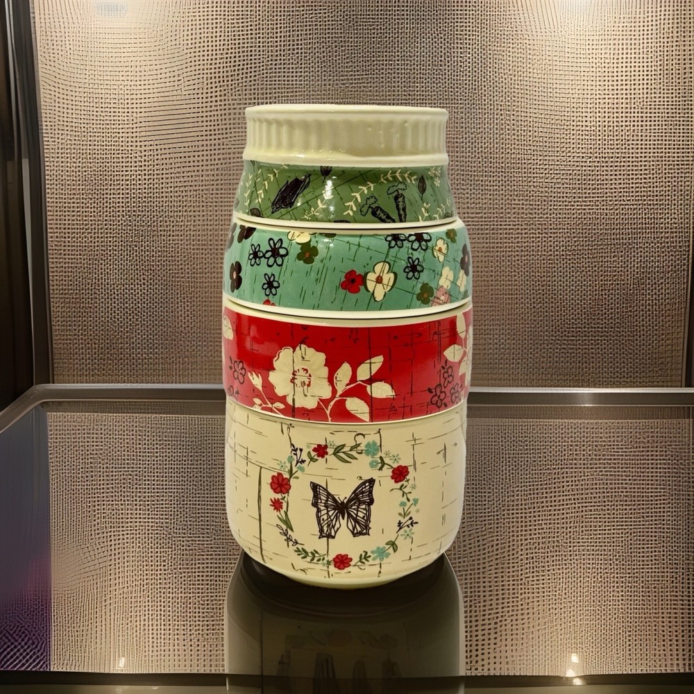 Stoneware Stackable Measuring Cup Set Designed By Eclectic Artist Amylee Weeks