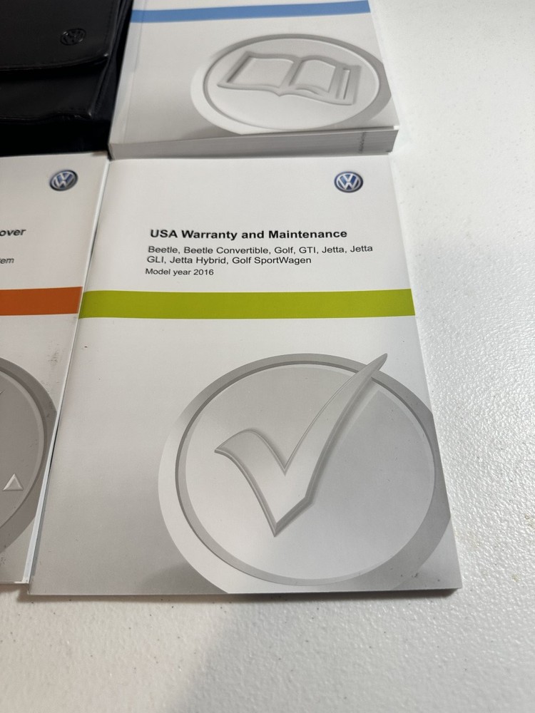 2016 Volkswagen Jetta Owner's Manual Set