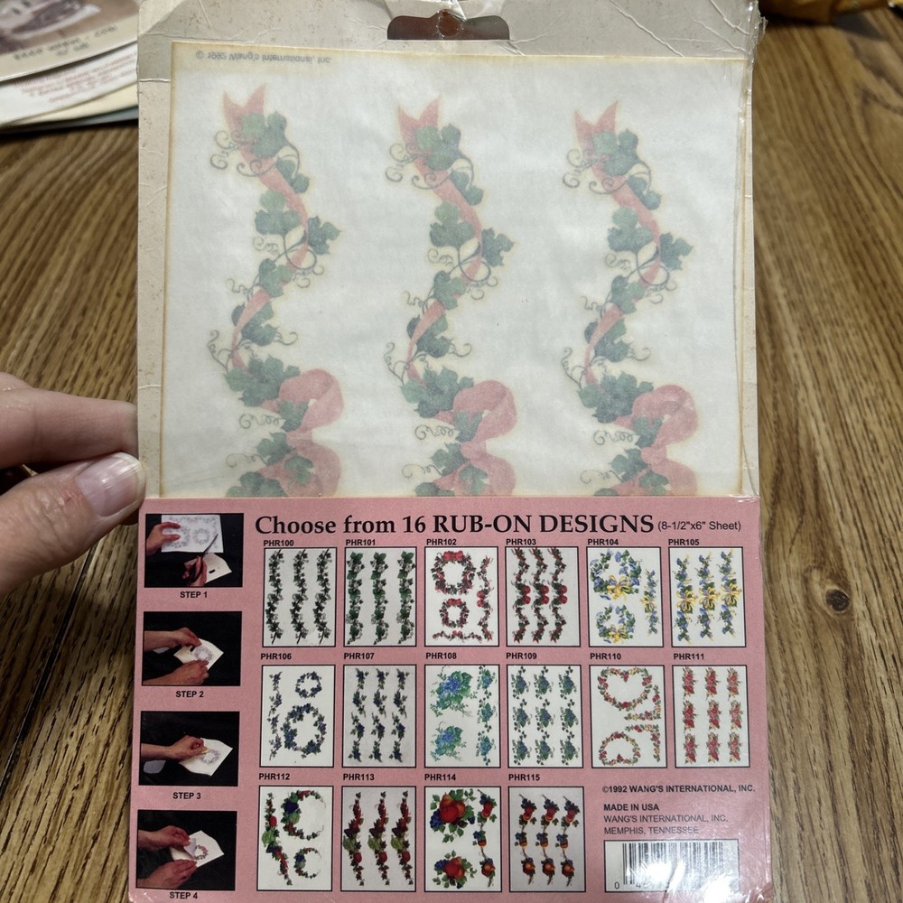 New Priscilla Hauser Iron-On Transfer #PHR103 BIN C-1