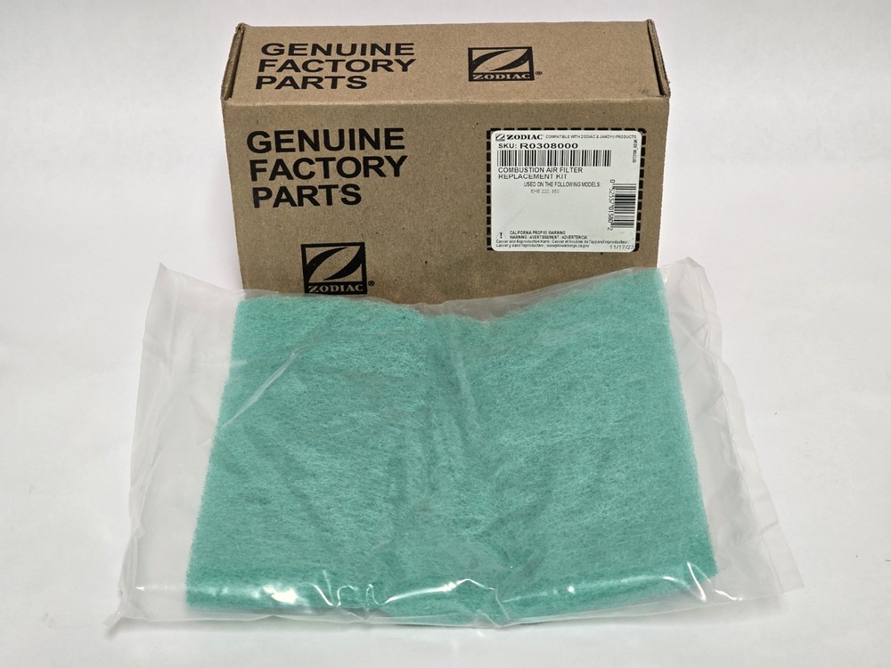 ZODIAC R030800 COMBUSTION AIR FILTER , REPLACEMENT KIT