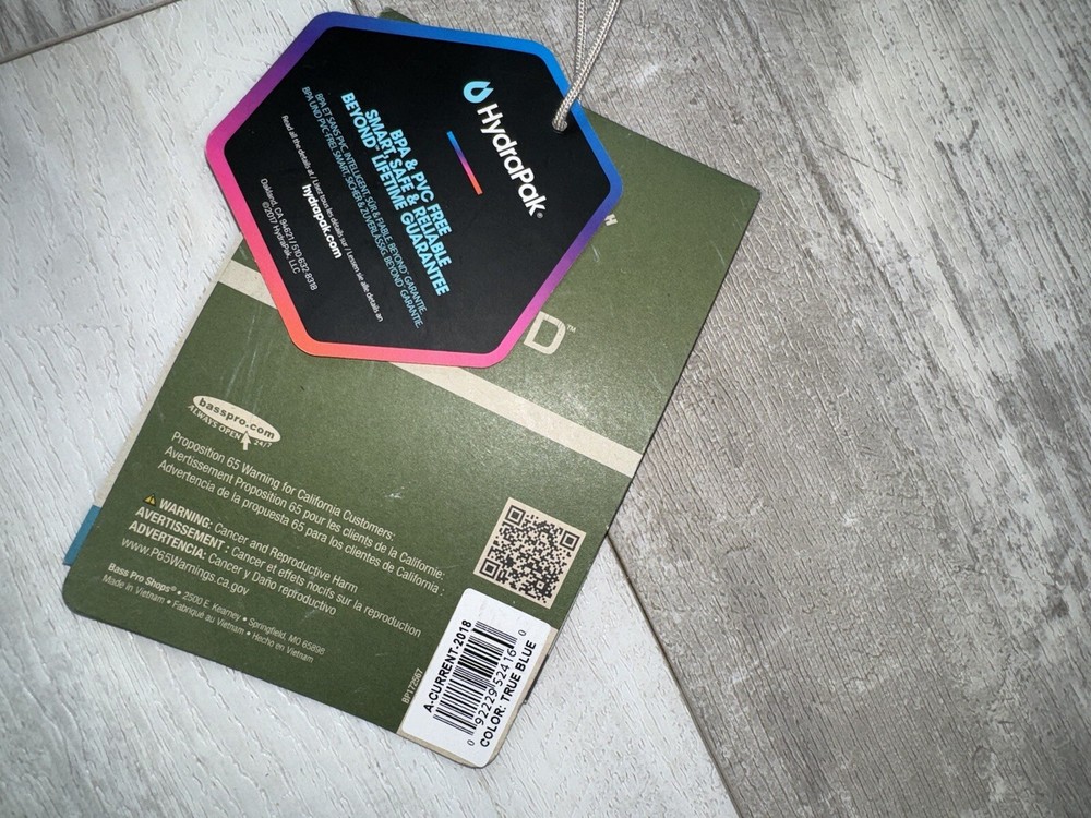 Ascend Hydration Pack Back 4L Pack Padded 2.0 Shape-Lock True Blue 2018 NWT