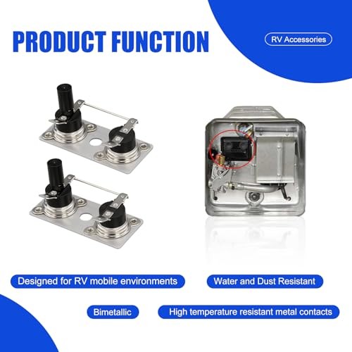 232282 RV Water Heater Thermostat Switch for Suburban T-STAT 120 Volt Water