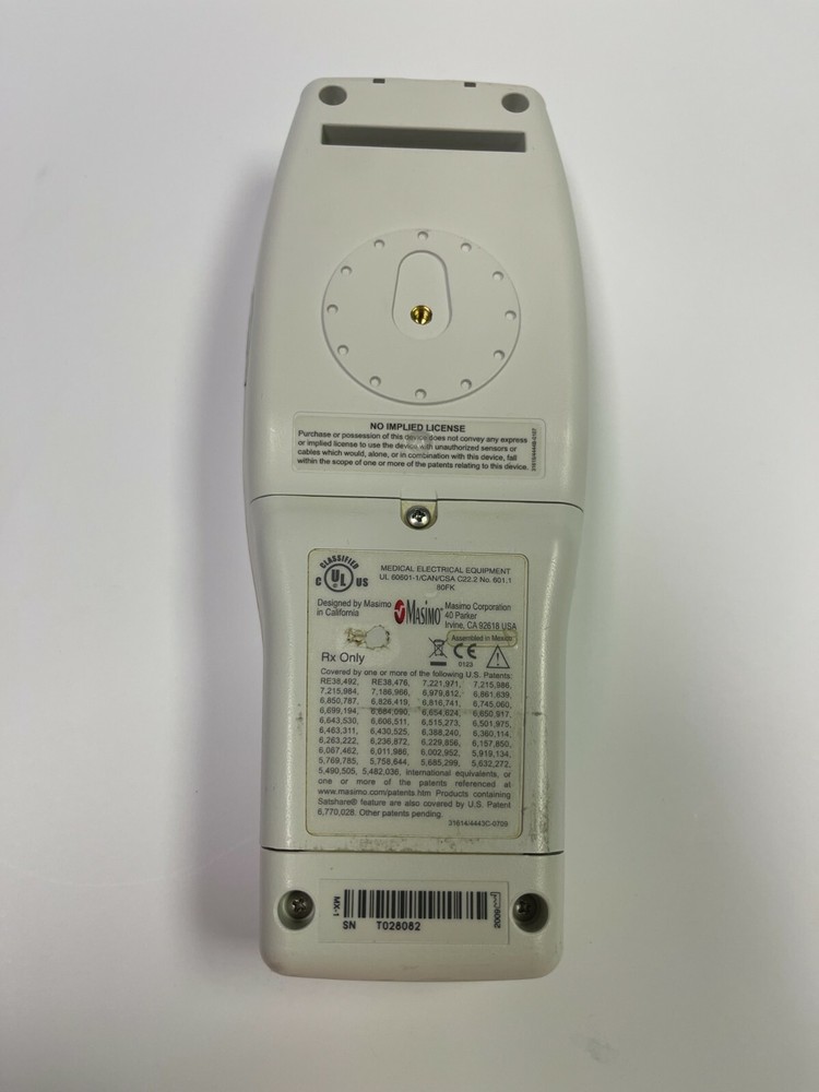 Masimo Radical-7 Rainbow Handheld Pulse Oximeter, Refurbished