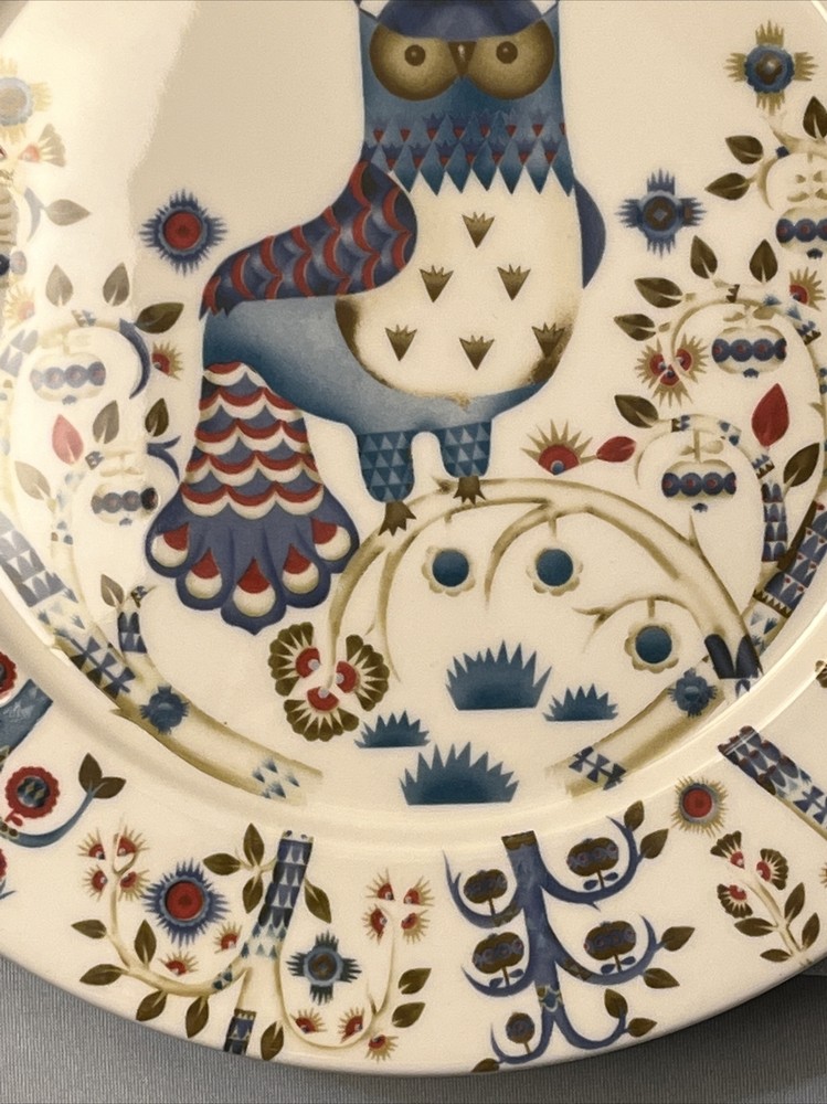 IITTALA TAIKA PEACOCK Dinner Plate 11.75” (30cm) - White