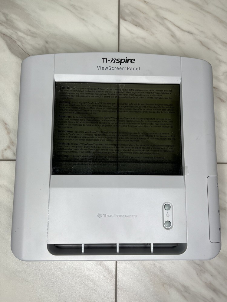 Texas Instruments TI-Nspire ViewScreen Panel w/ Carrying Case - Never Used