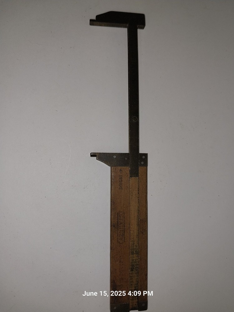 Wooden Caliper 3", Antique