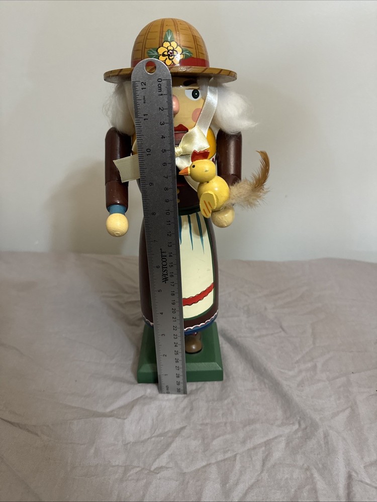 Vintage Wooden Nutcracker 14”