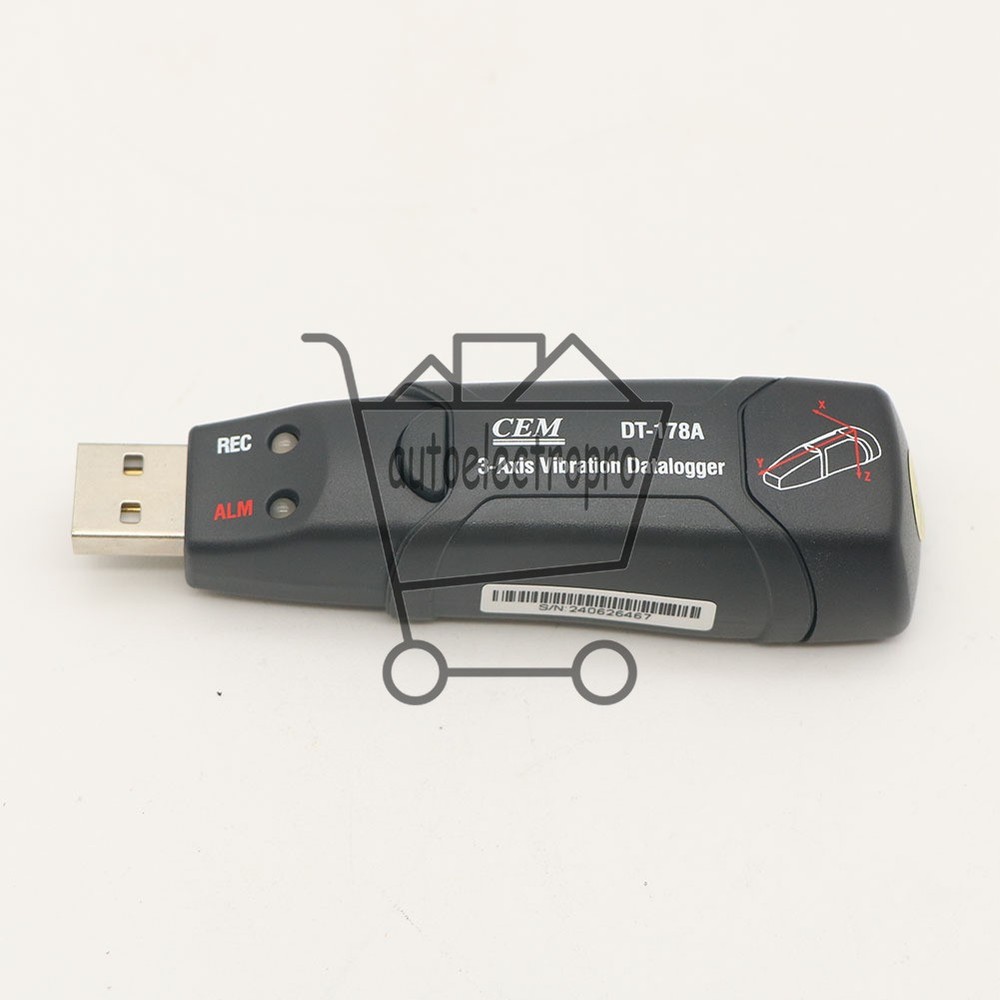 CEM DT-178A 1PCS 3-Axis Shock Vibration Acceleration Data Logger 8M Memory FFT
