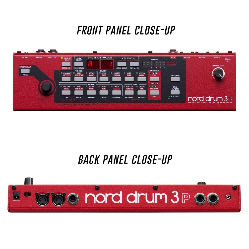 Nord Drum 3P Modeling Percussion Synthesizer, MINT Condition, GUARANTEED 100%