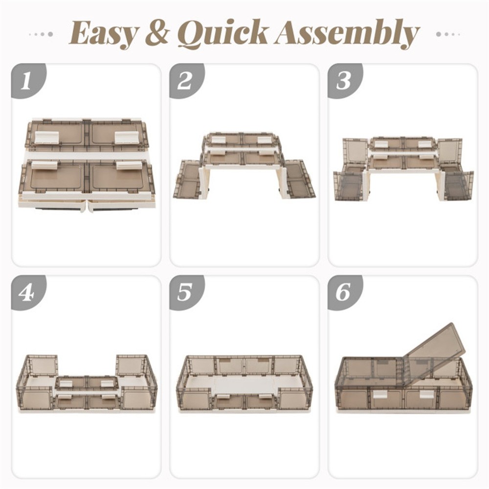 2 High-quality Storage Cabinets with Wheels