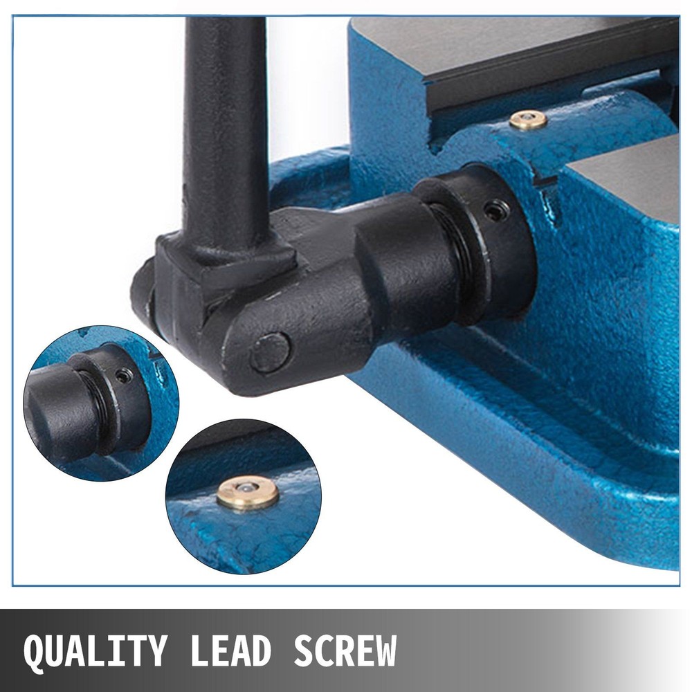 Solid Cast Iron 3.15in Vise 15,000N Clamp Strength