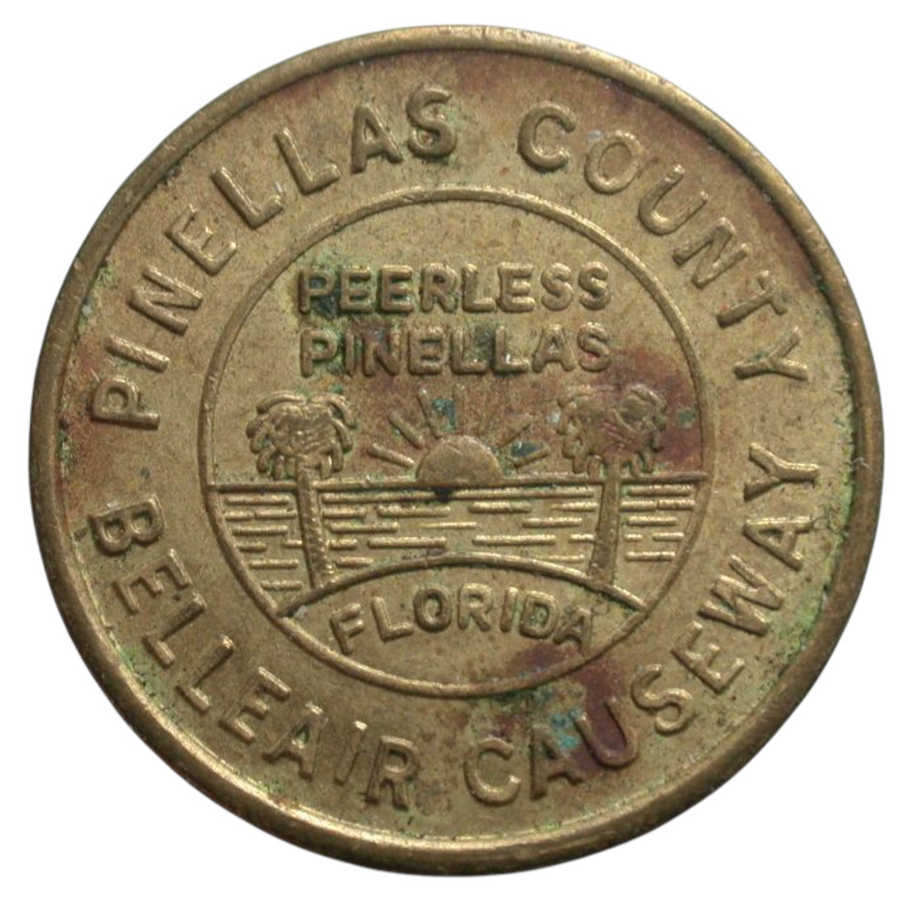 Pinellas, FL Belleair Causeway Token