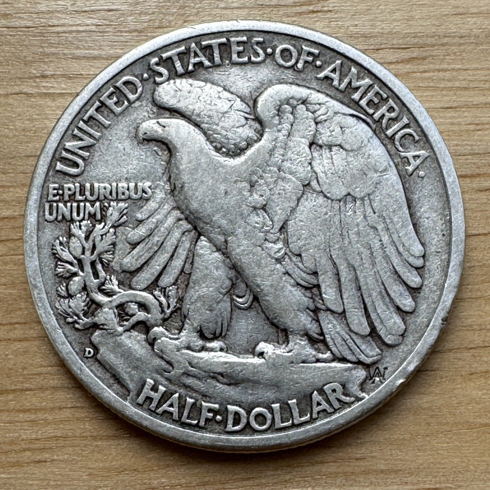 1943-D Walking Liberty Half Dollar, Great Coin