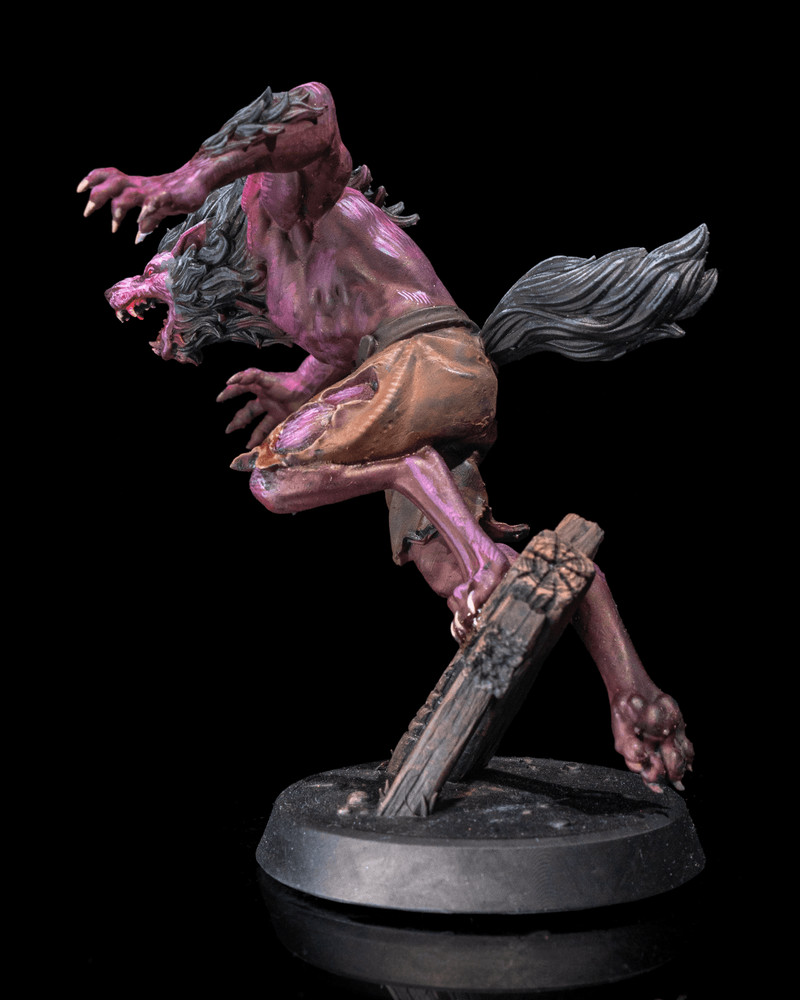 DnD Werewolf Arnou Strahd Miniature 32mm Scale