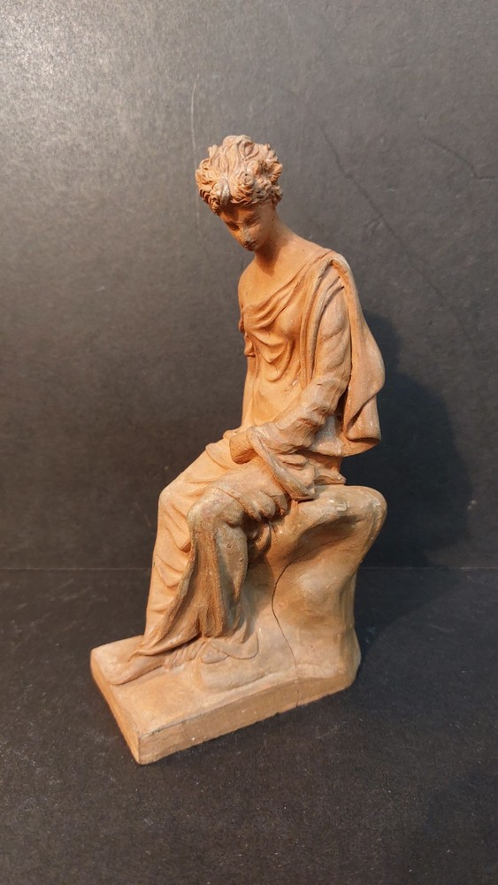 Tanagra Statue Terracotta
