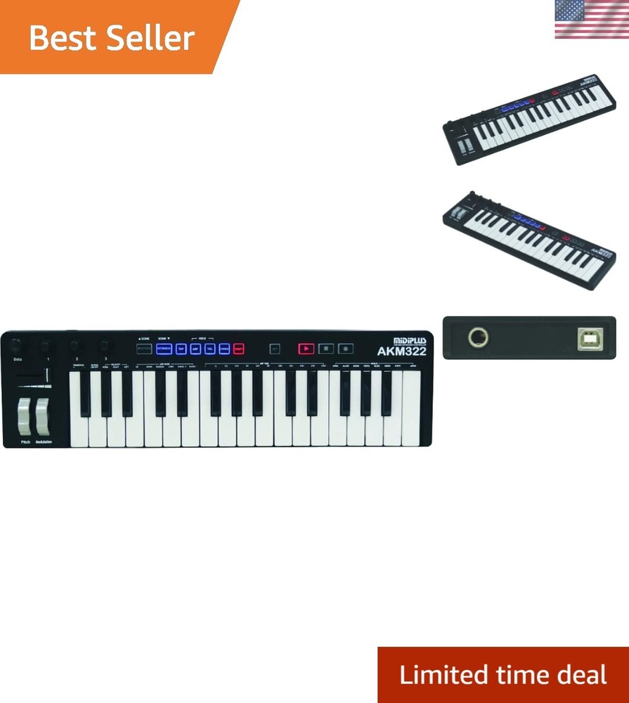 mini size 32 keys USB MIDI Keyboard Controller