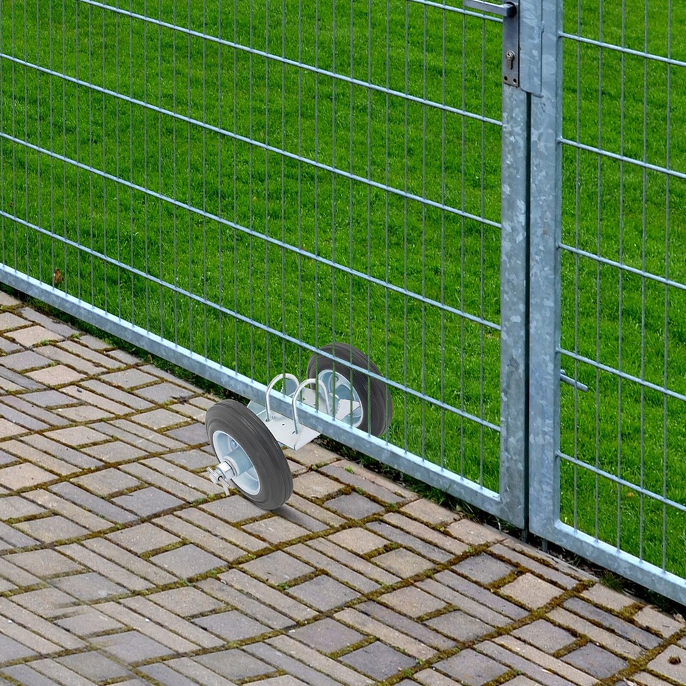 Rolling Gate Hardware Kit Heavy Duty Sliding Gate Rollers Wheels Kit for Shops