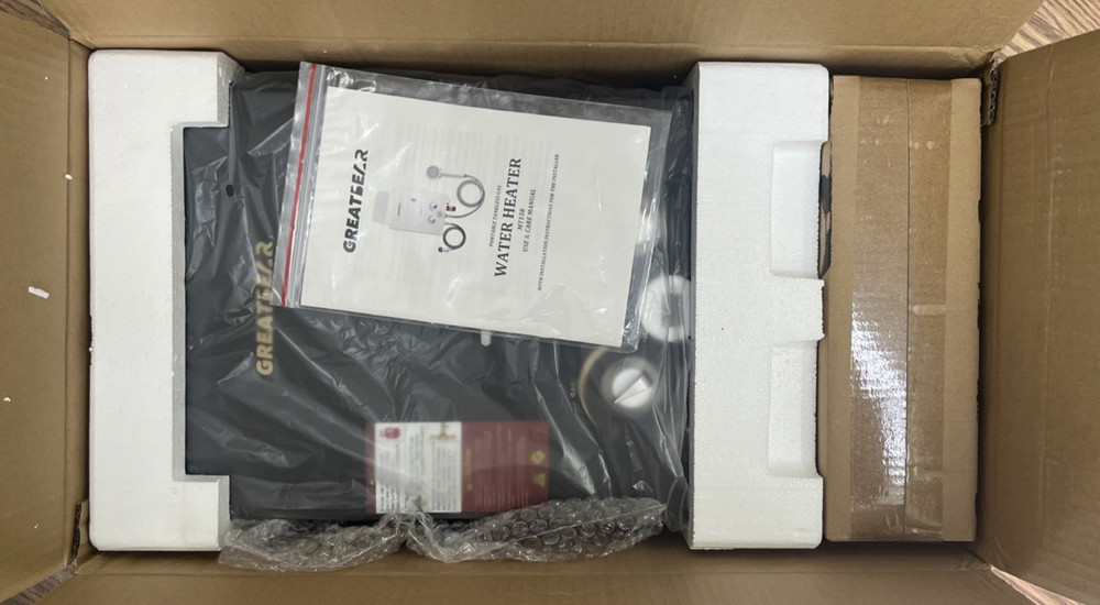 Greatbear Tankless Water Heater Black